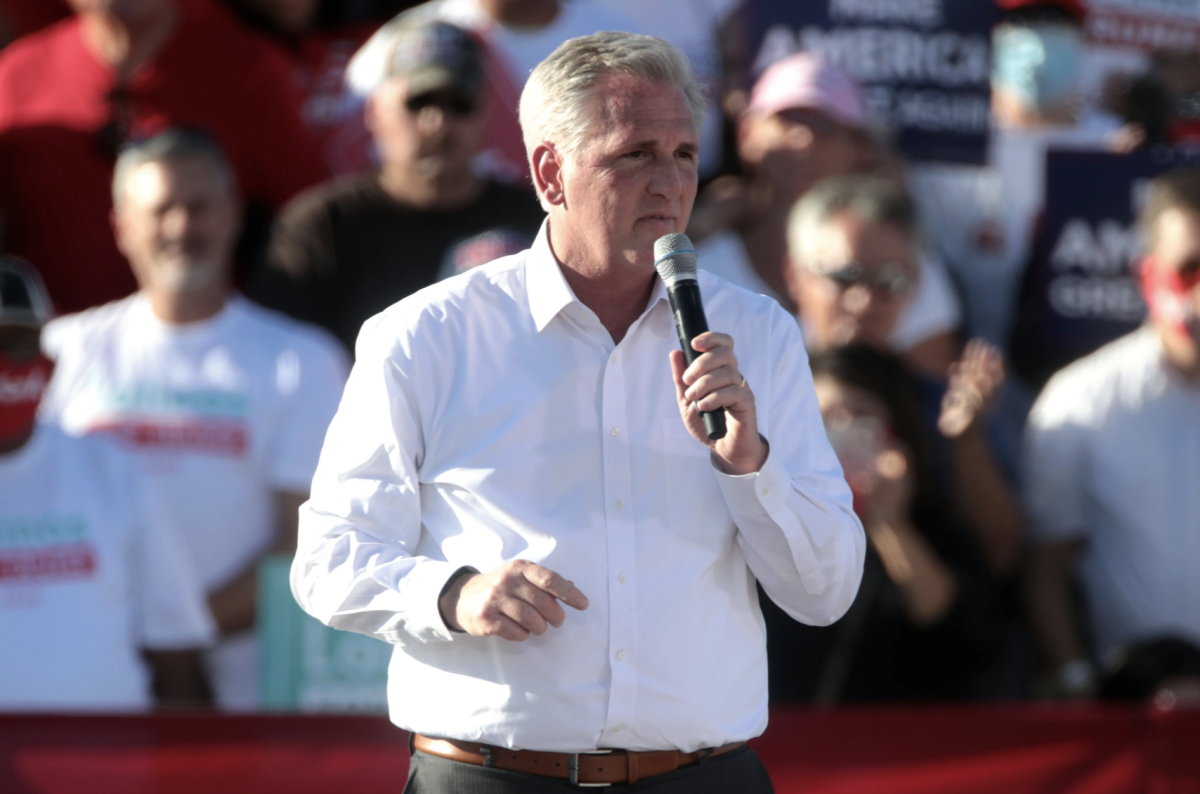 Following an avoided shutdown of the government, Representative Kevin McCarthy has been ousted as House Speaker, leaving the position vacant for a replacement. (Reproduced with permission from Wikimedia Commons)